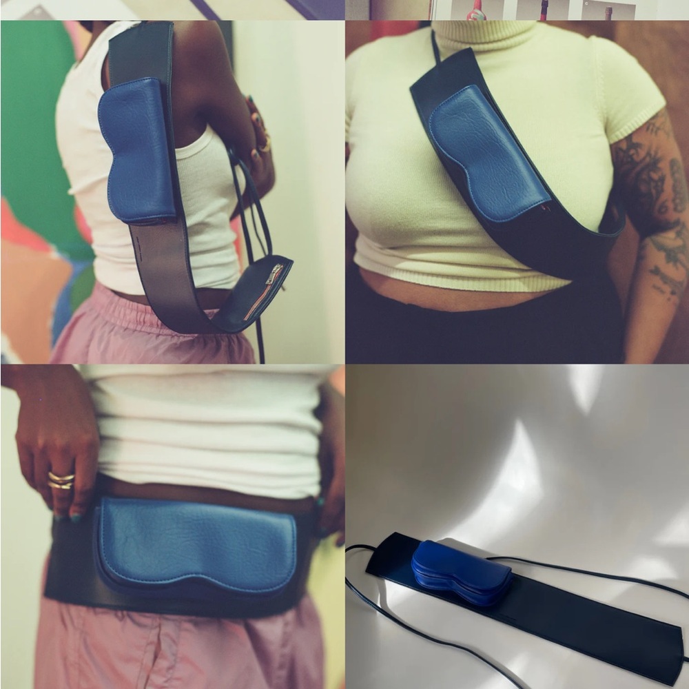 Stylish Blue Crossbody Bag